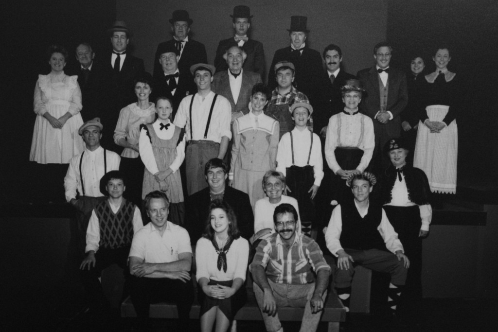 The 1989 QCLT cast of OUR TOWN.