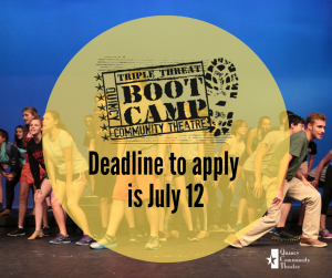 Apply by July 12 for Triple Threat Boot Camp 